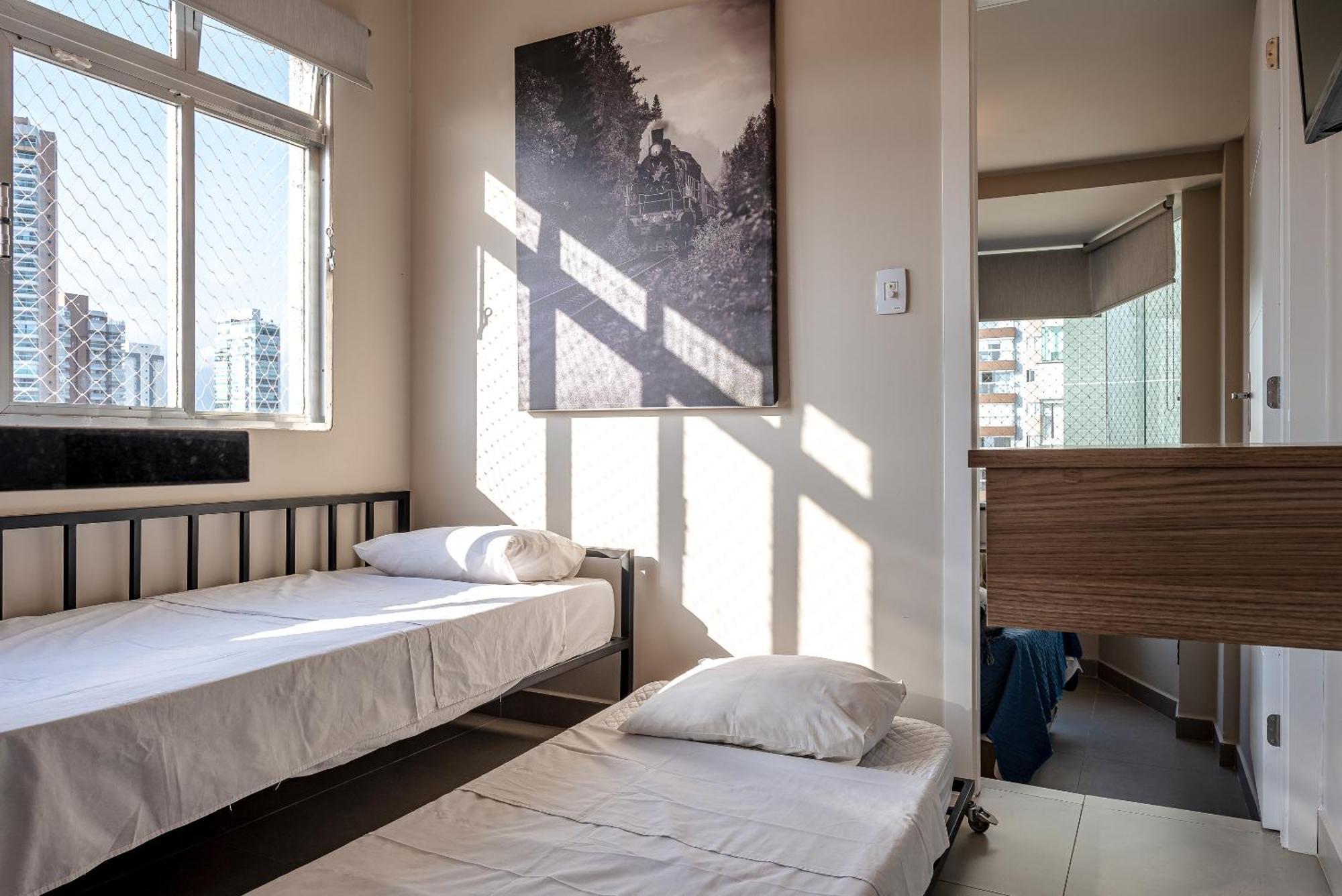Apartamento Frente A Embare Ar Cond Vaga Lava E Seca *